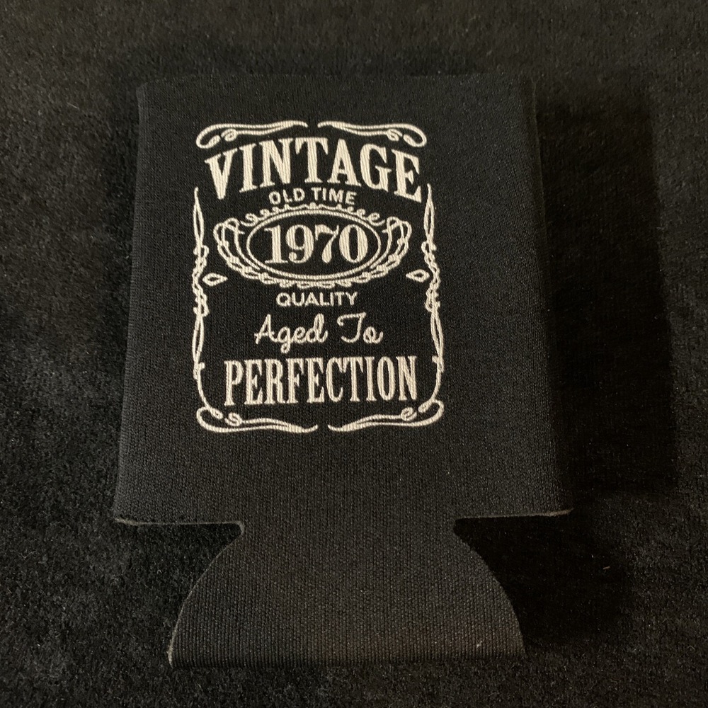 36 Vintage Old Time 1970 Beer Koozies, New In Package. Birthday Memento. PARTY!
